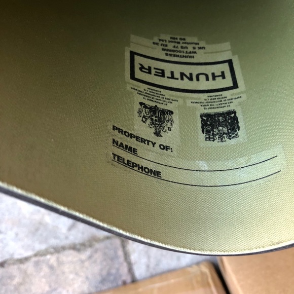 Hunter Blots Women size 7 - Picture 6 of 6